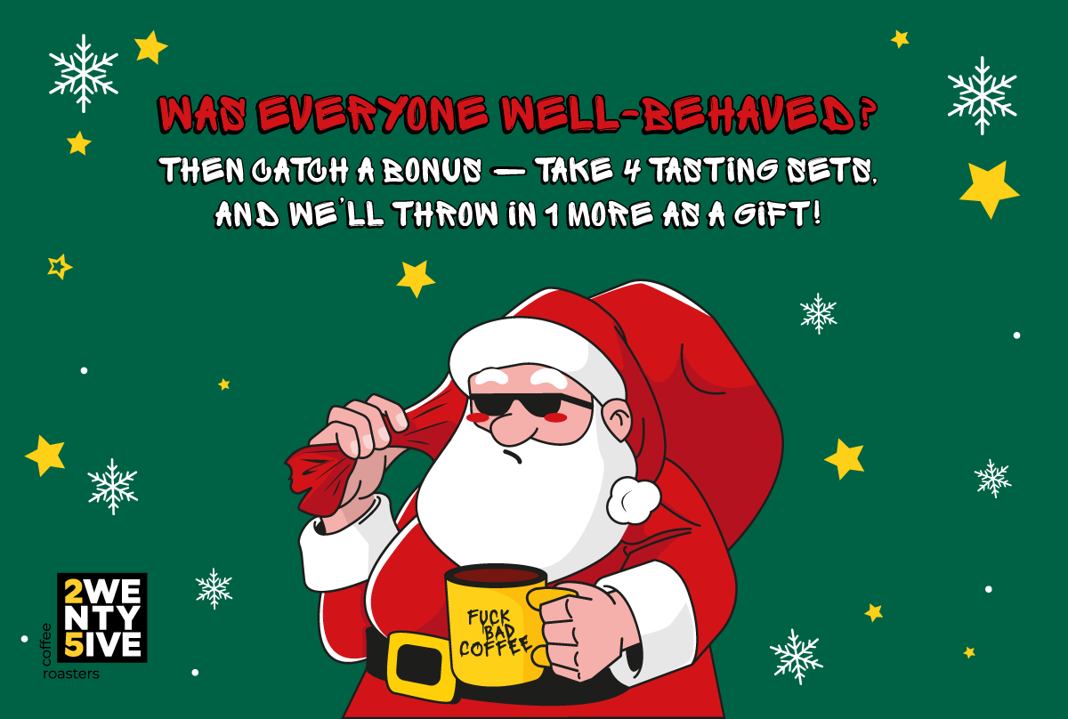 Coffee December: order tasting sets and get even more coffee for €1  